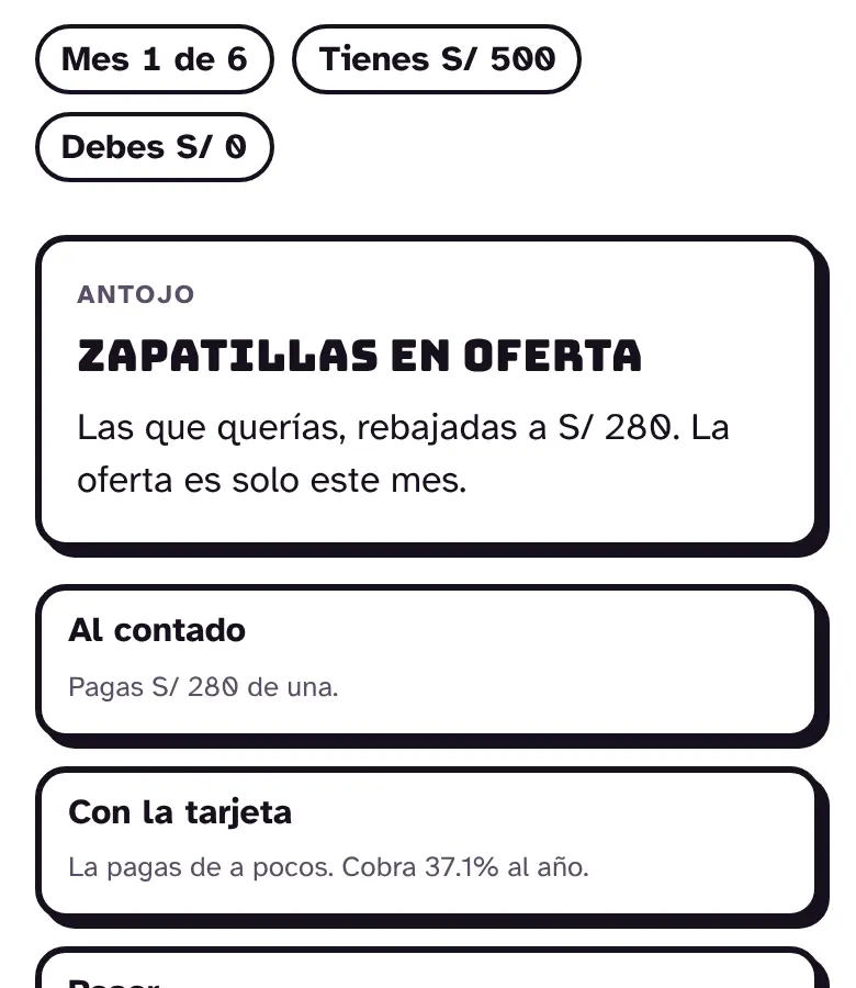 ¿Cuotitas? ¡Aguanta!: el antojo del mes, zapatillas en oferta, y las formas de pagarlas.