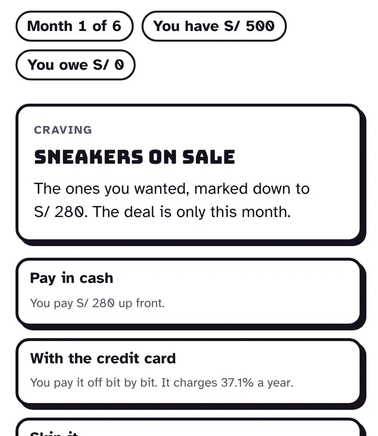 Easy installments? Hold on!: this month's craving, sneakers on sale, and the ways to pay for them.