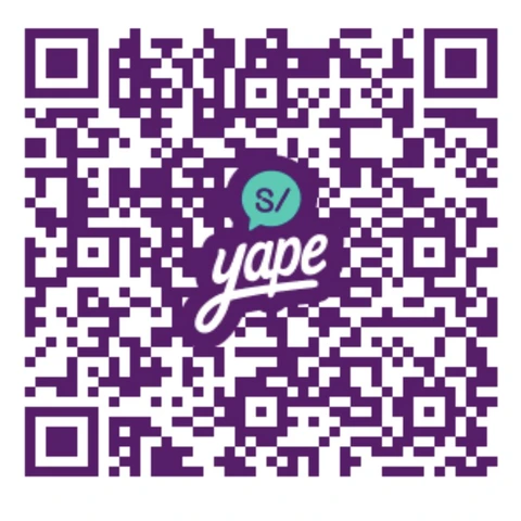 Código QR de Yape para aportar a Sol Firme.